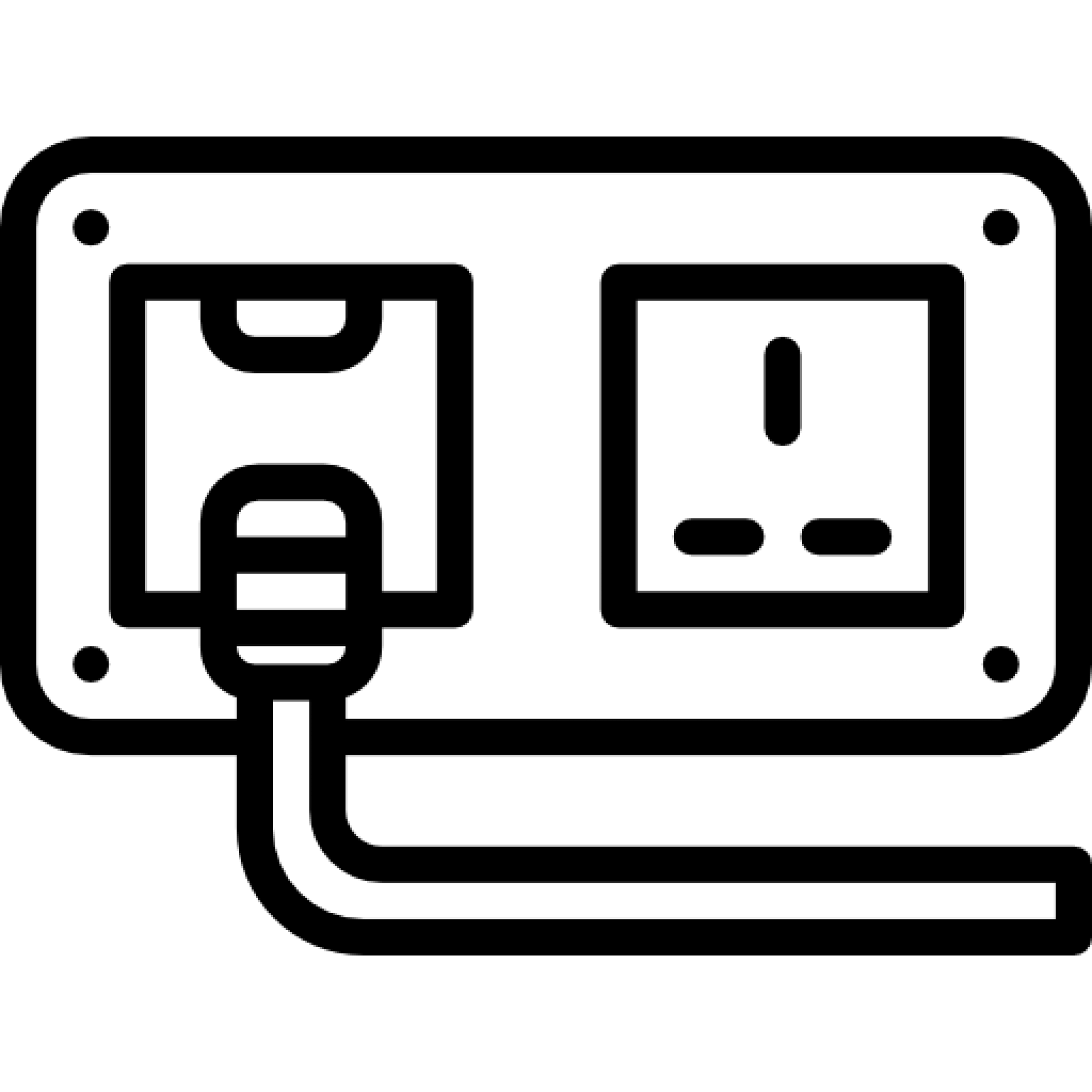 Socket and switch installation